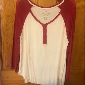 American eagle 3/4th sleeve length baseball shirt